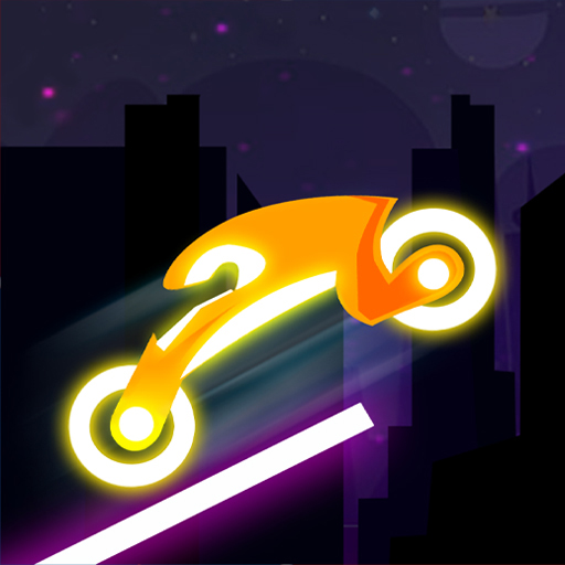 Game Neon Hill Rider